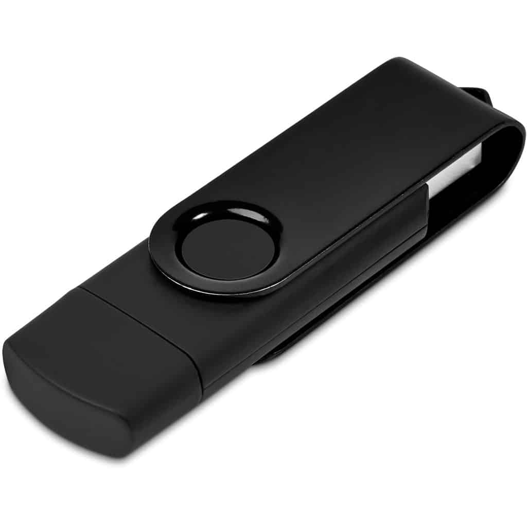 Shuffle Gyro Black Flash Drive – 32GB 7 GF AM B BL NO LOGO X