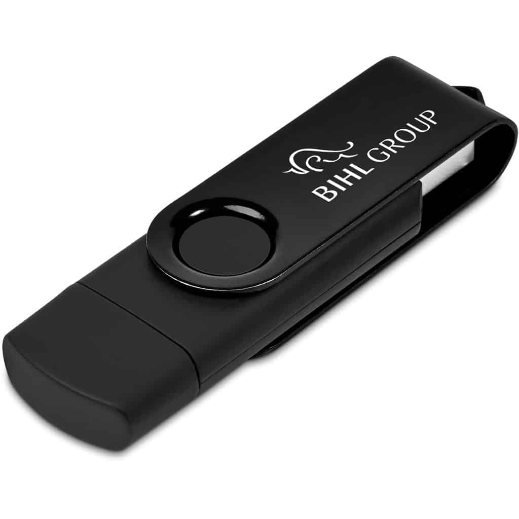 Shuffle Gyro Black Flash Drive – 32GB 2 GF AM B BL X
