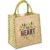 Polka Jute Tote – Lime
