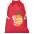 Allsorts Maxi Cotton Drawstring Pouch – Red