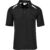 Mens Splice Golf Shirt – Black White