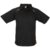 Kids Splice Golf Shirt – Black Orange
