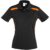 Ladies United Golf Shirt – Black Orange