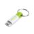 Ready-Charge 2-In-1 Connector Cable Keyholder – Lime