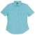 Rita Short Sleeve Blouse – Aqua