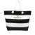 US Basic Coastline Cotton Beach Bag – Black