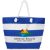 US Basic Coastline Cotton Beach Bag – Blue