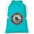 Allsorts Midi Cotton Drawstring Pouch – Turquoise