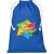 Allsorts Maxi Cotton Drawstring Pouch – Blue