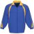 Unisex Splice Track Top – Royal Blue Yellow