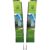 Legend 4M Sublimated Telescopic Double-Sided Flying Banner – 1 complete unit