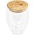 Okiyo Moco Glass & Bamboo Double-Wall Cup – 350ml