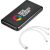 Kingpin Black 5 Compact Power Bank – 5,000mAh – Solid White