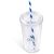 Malibu Double-Wall Plastic Tumbler & Straw – 470ml – Blue