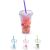 Malibu Double-Wall Frosted Straw Tumbler