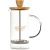 Okiyo Osu Glass & Bamboo Coffee Plunger – 350ml