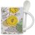 Eden Sublimation Ceramic Coffee Mug & Spoon Set – 320ml